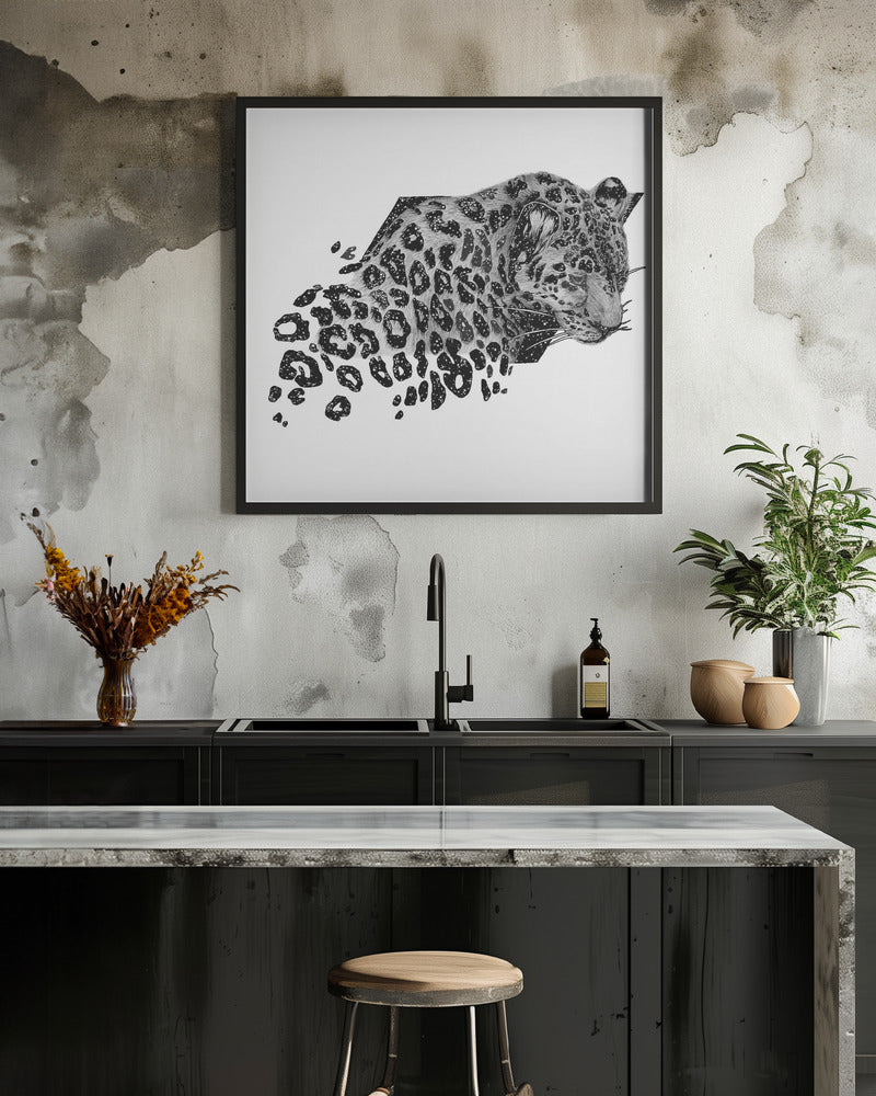 Cosmic Leopard Mural Copy