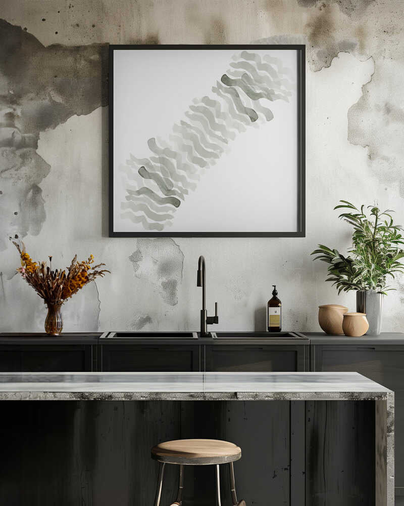 Grey Minimal Abstract Lines 2