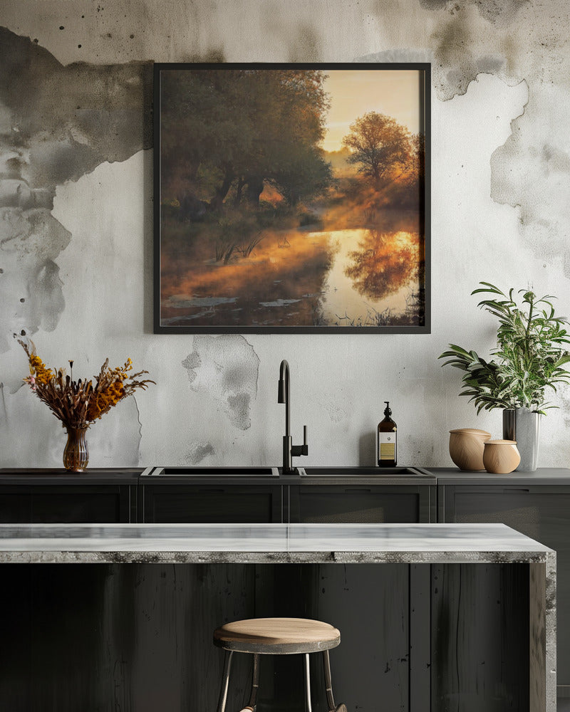 When nature paints with light I