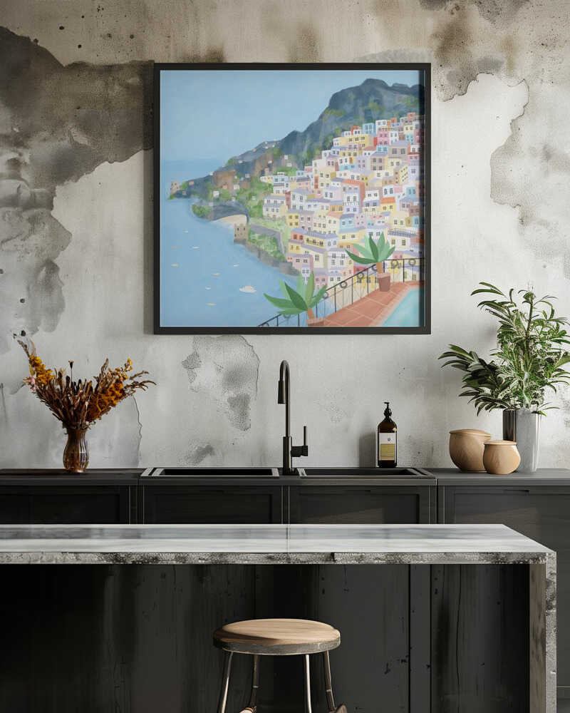 Positano, Italy by Artist Carla Daly