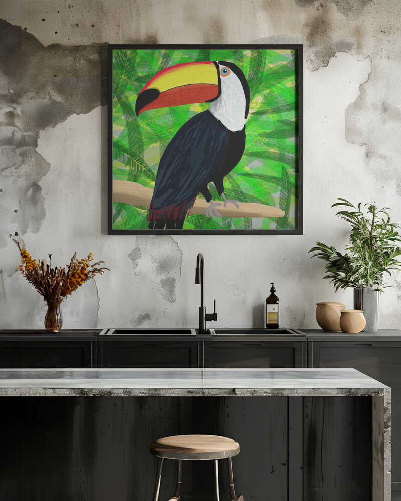 Toucan Tropical Bird by Artist Carla Daly