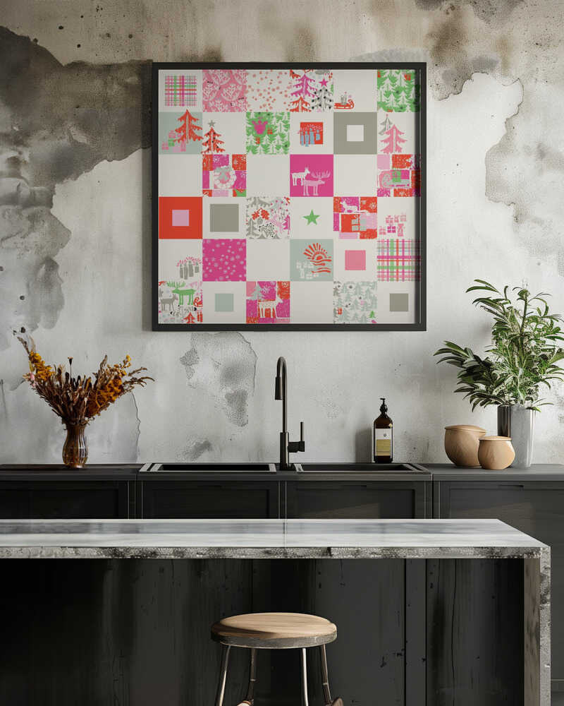 X-Mas Winter patchwork pattern