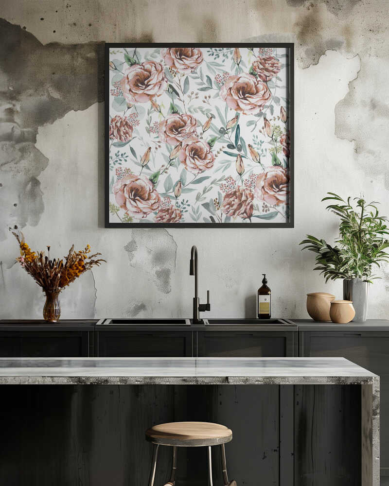 Floral Explosion White