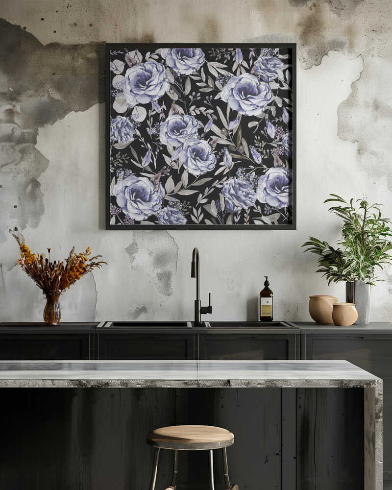 Floral Explosion Black