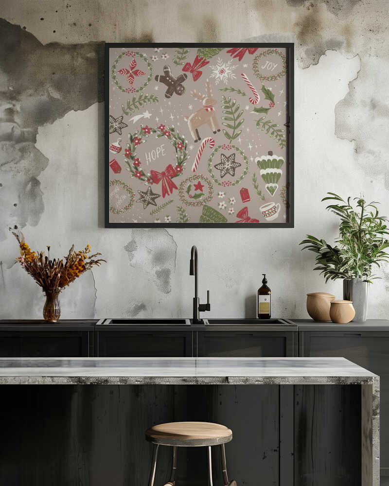 Magical Christmas Neutrals Pattern