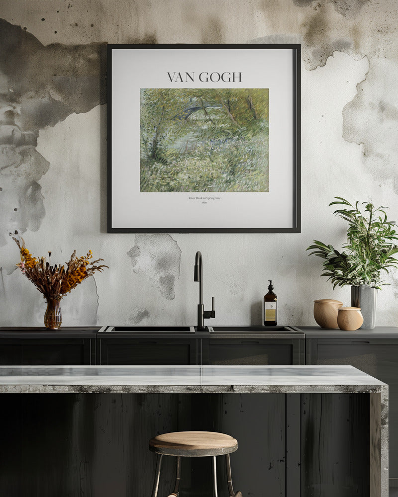 River Bank In Springtime (1887) Square