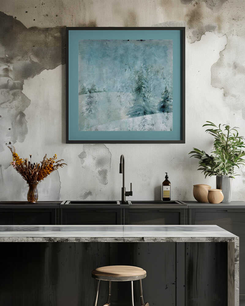 Winter Scene: Christmas Tree Vintage Style 3