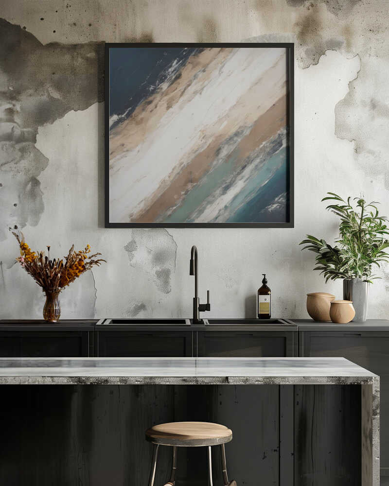 Earthy Tones Of Blue And Beige