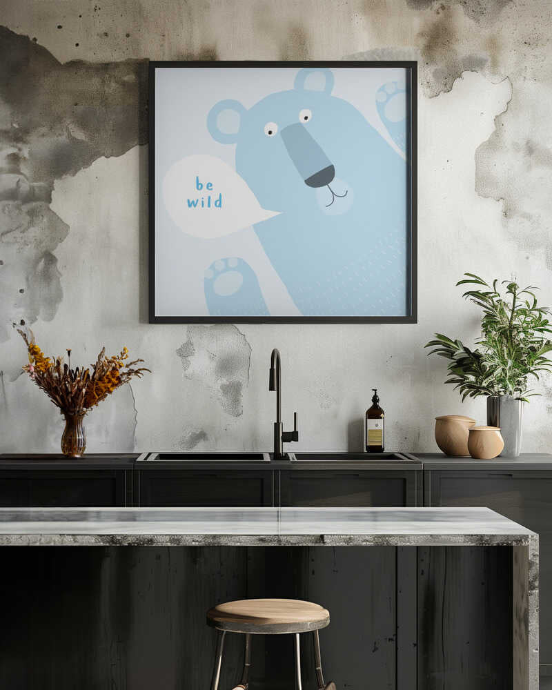 Be Wild! Bear Art by Carla Daly