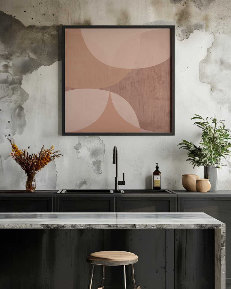 Modern Mocha Abstract Shapes 4