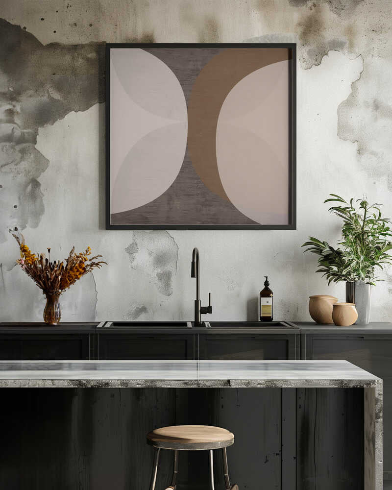 Modern Mocha Abstract Shapes 5