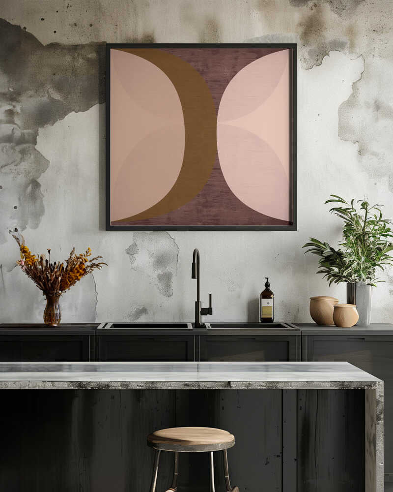 Modern Mocha Abstract Shapes 6