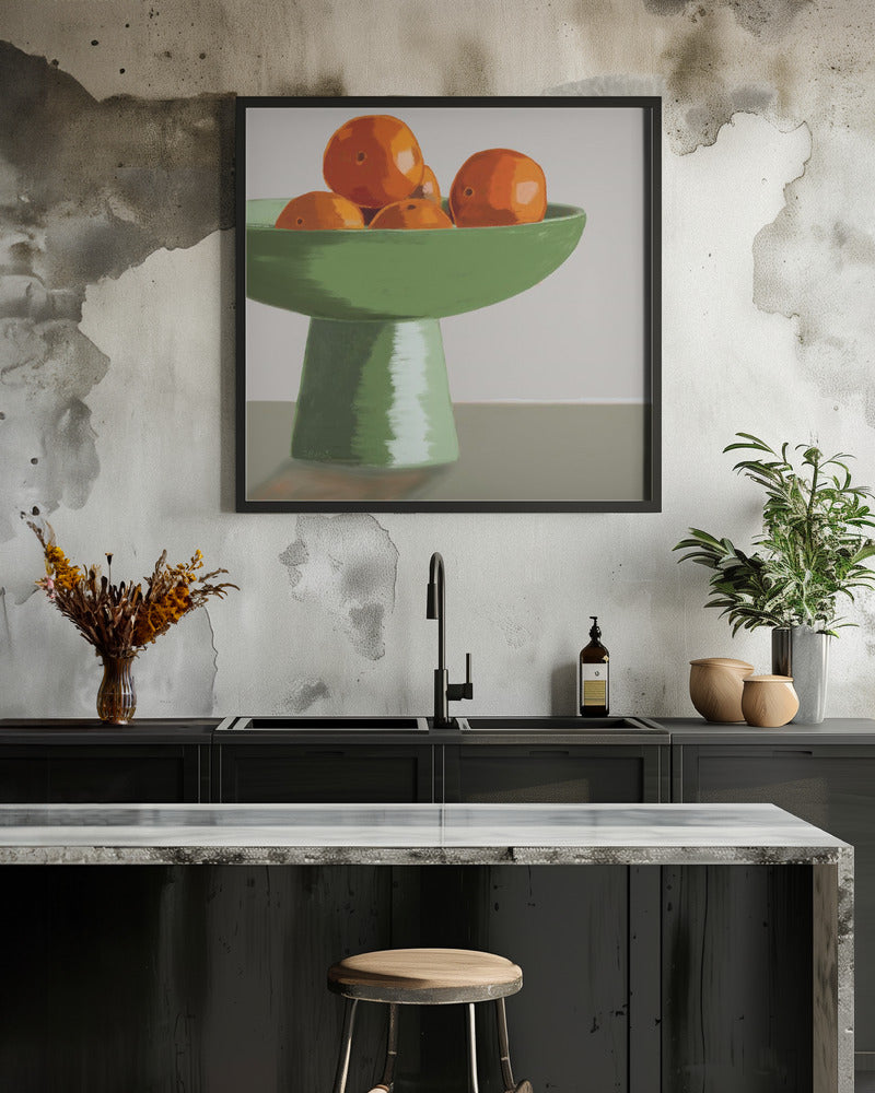 Mandarins in fruit bowl