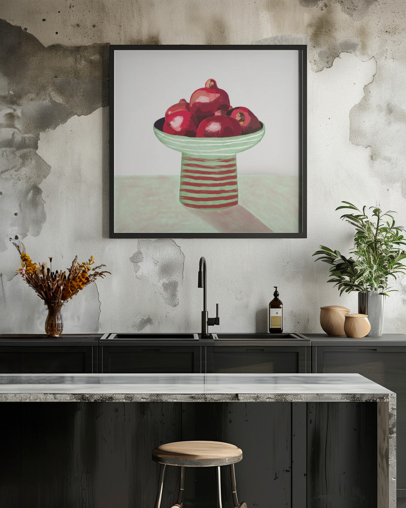 Pomegranate fruit bowl