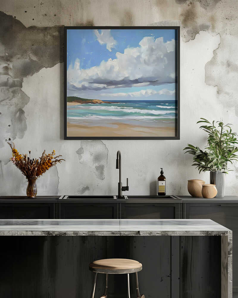 Cloudy Day At the Beach