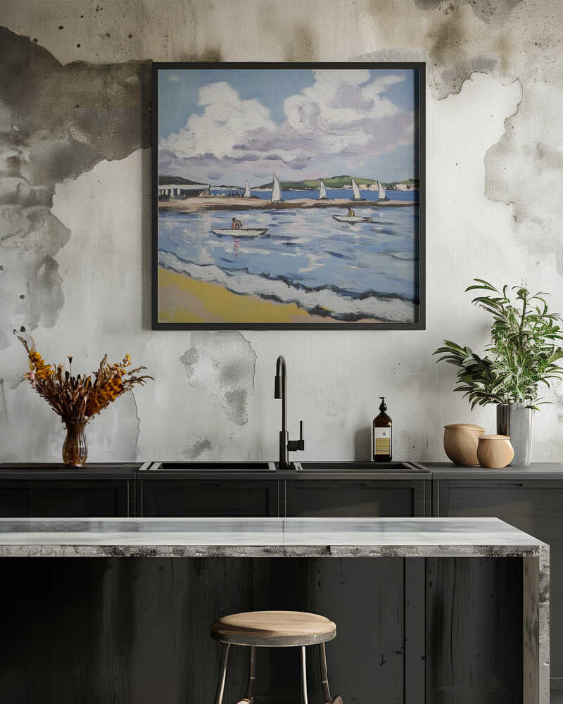 Sailboats On the Beach