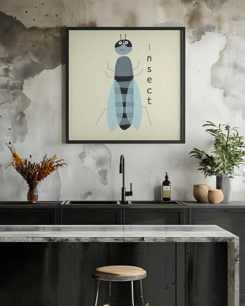 Stylized Cartoon Insect