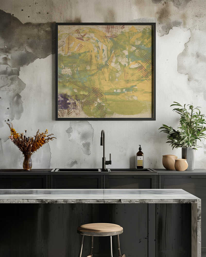 Vibrant Swirls Of Green