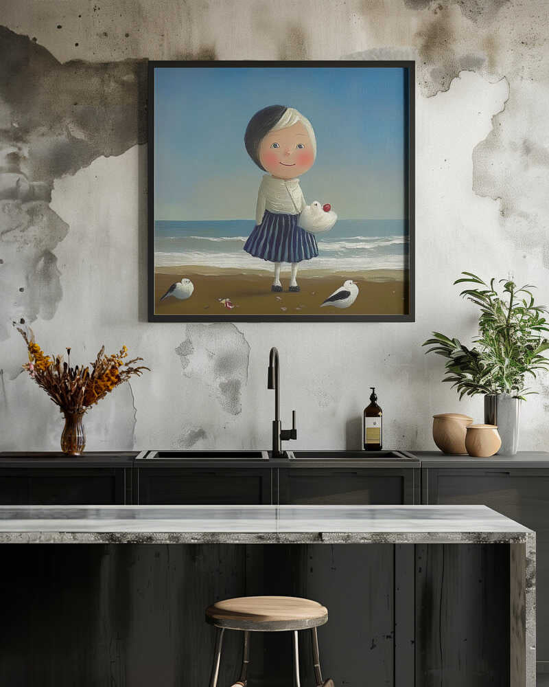 Little Girl On the Beach