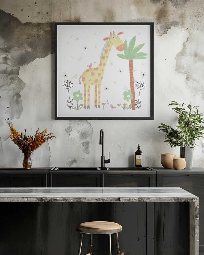 Giraffe Garden Blooms