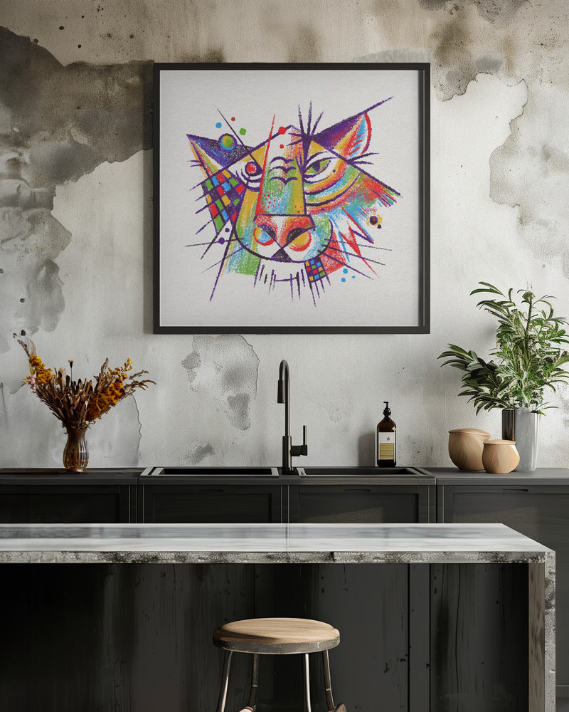 Abstract Faces Tiger