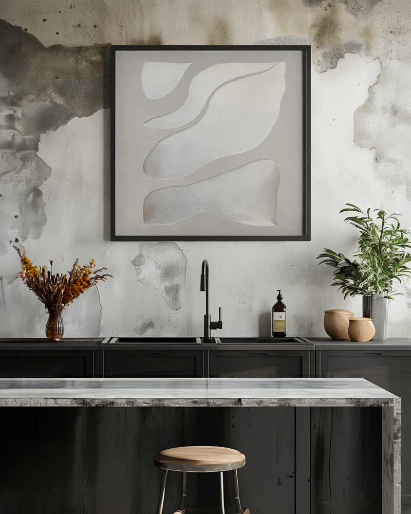 Flowing Shapes in Soft Neutral Tones