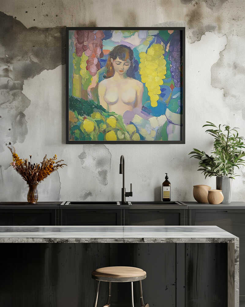 Nude Woman With Fruit