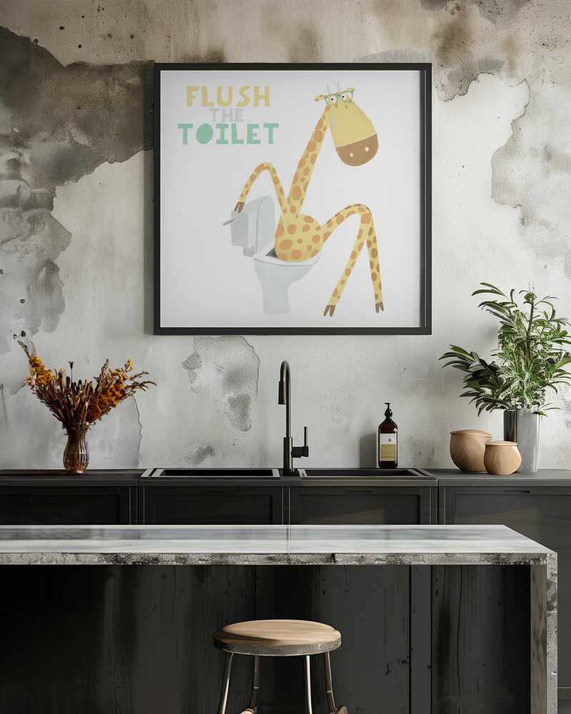 Giraffe's Toilet Humor