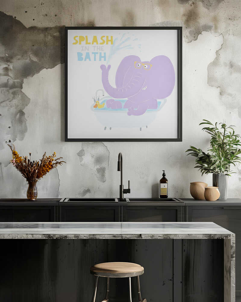 Elephant In Tub