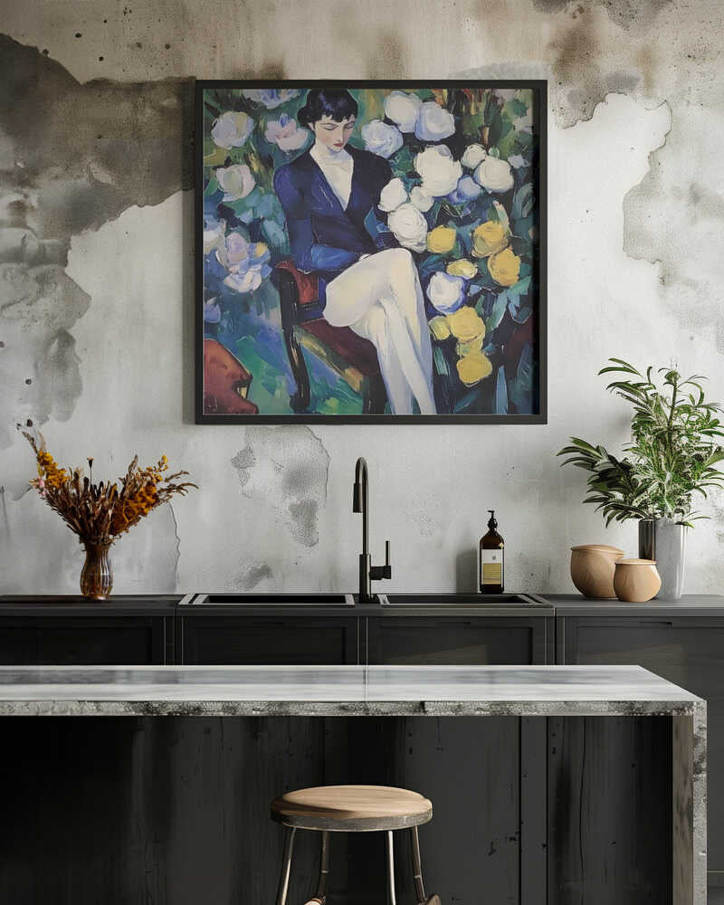 Woman Sitting In a Chair