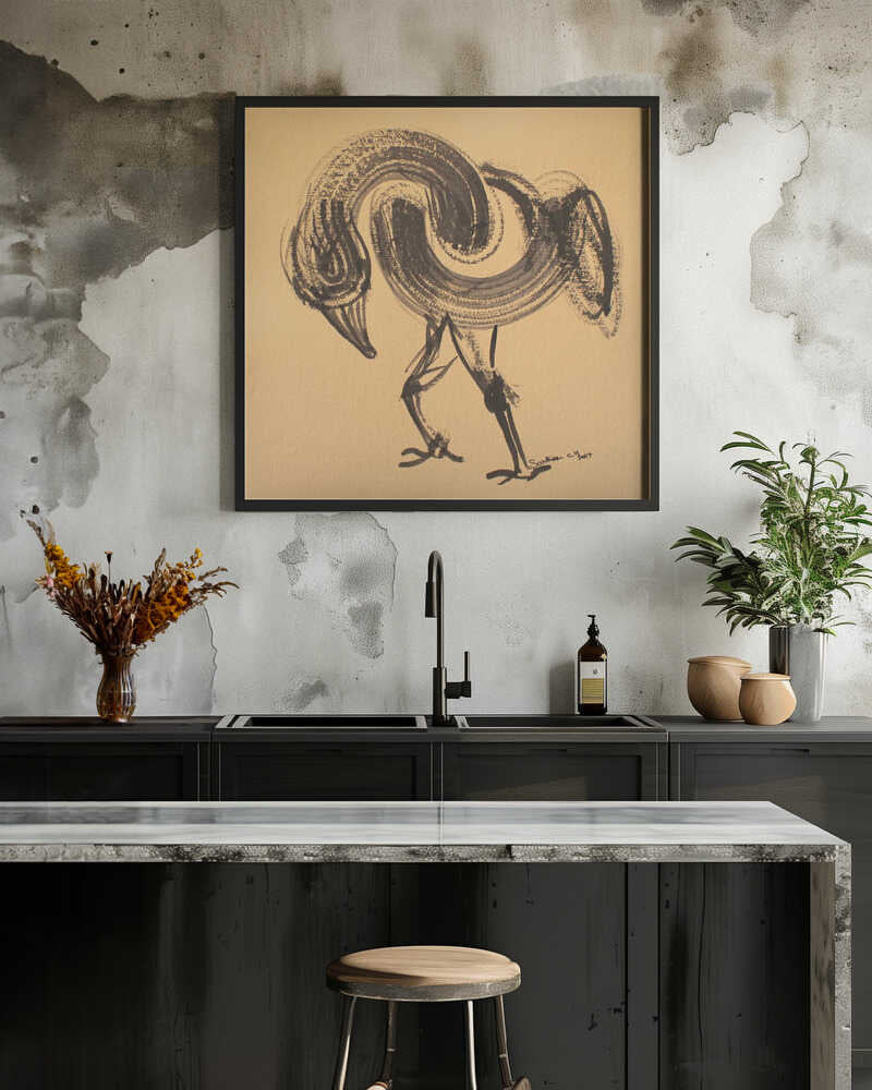 Swirling Ostrich