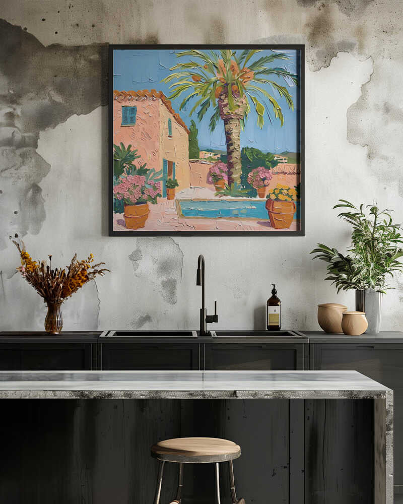 Mediterranean Villa Scene
