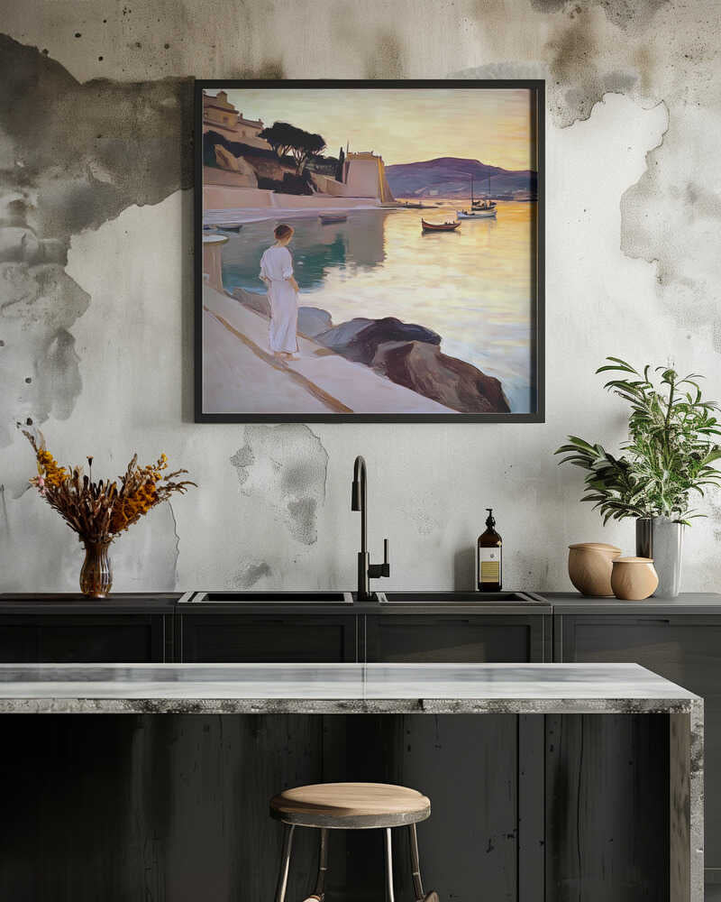 Woman In a White Dress