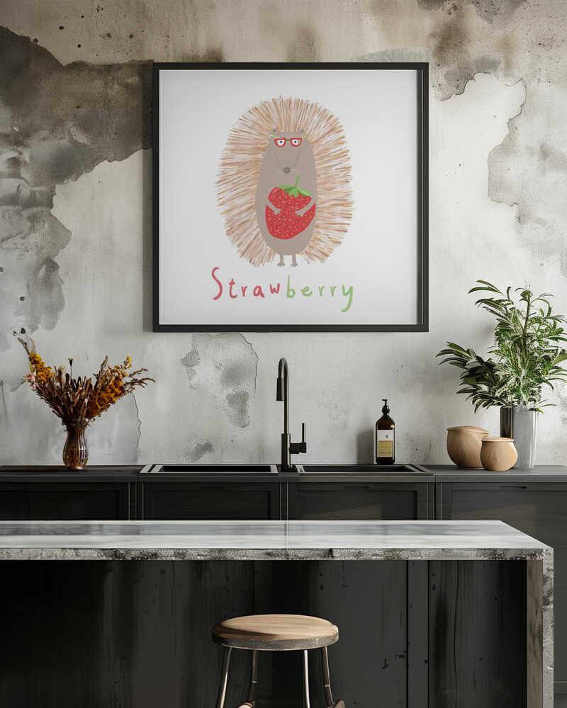 Hedgehog Loves Stawberry