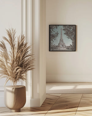 Art Prints of PARIS Eiffel Tower & River Seine | urban vintage style