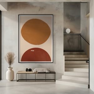 Art Prints of Burn Orange Composition