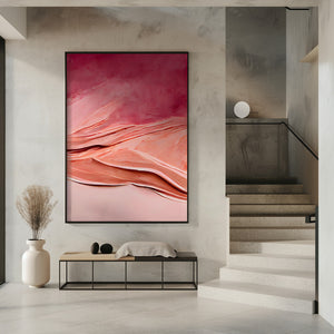 Art Prints of Abstract Thick Pink Color
