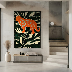 Canvas Art Print Tiger In The Jungle