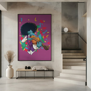 Art Prints of The music man