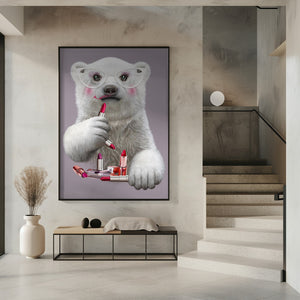 Canvas Art Print lipstick paula