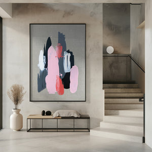 Art Prints of Pink Black and Grey 1