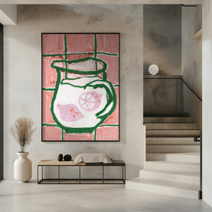 Art Prints of Jug Of Lemonade, peach