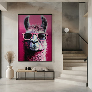 Art Prints of Pink Lama