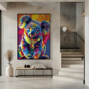 Art Prints of Koala WPAP