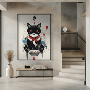 Art Prints of Cat & the bowl