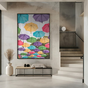 Art Prints of Colorful Umbrellas