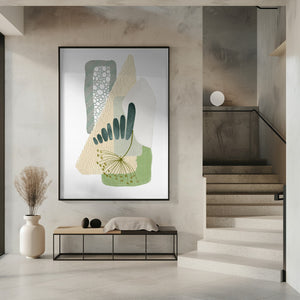 Art Prints of Green Shapes 1
