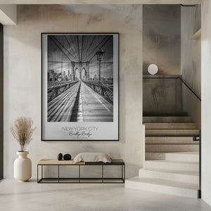 Art Prints of In focus: NEW YORK CITY Brooklyn Bridge