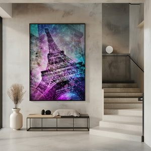Art Prints of Pop Art Eiffel Tower