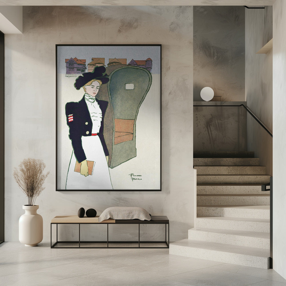 Woman Holding Book (ca. 1890–1907)